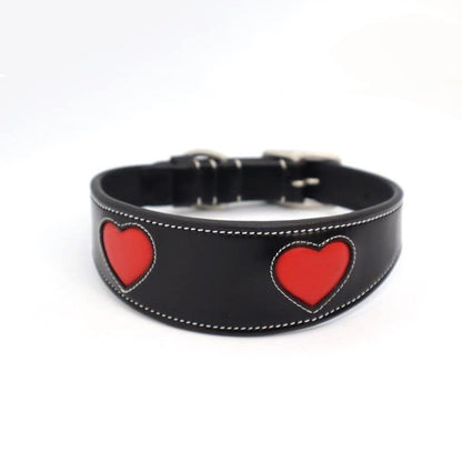 KL Select Red Heart Dog Collar