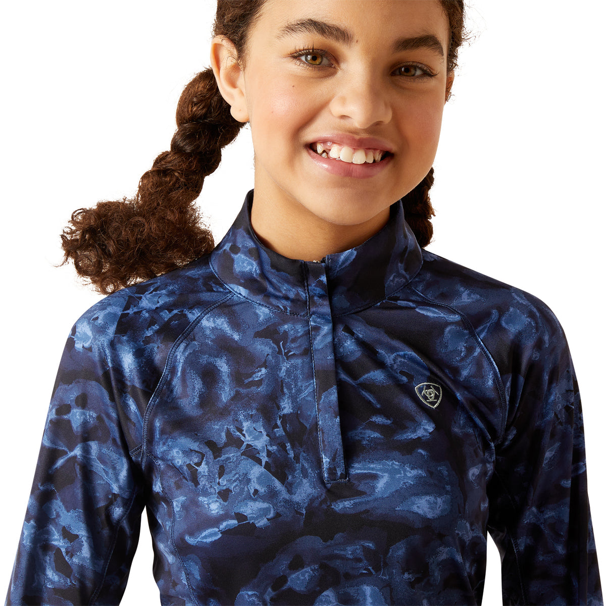 Ariat Youth Lowell 2.0 1/4 Zip Baselayer Print - Sale