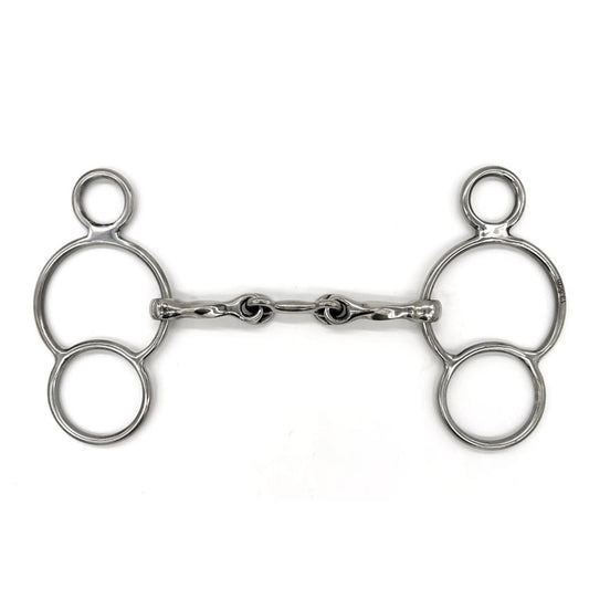 AJR Twisted Locking Dog Bone 2 Ring Bit