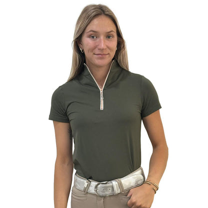 Tailored Sportsman Ladies Icefil Short Sleeve Sun Shirts - Misc Zipper Colors