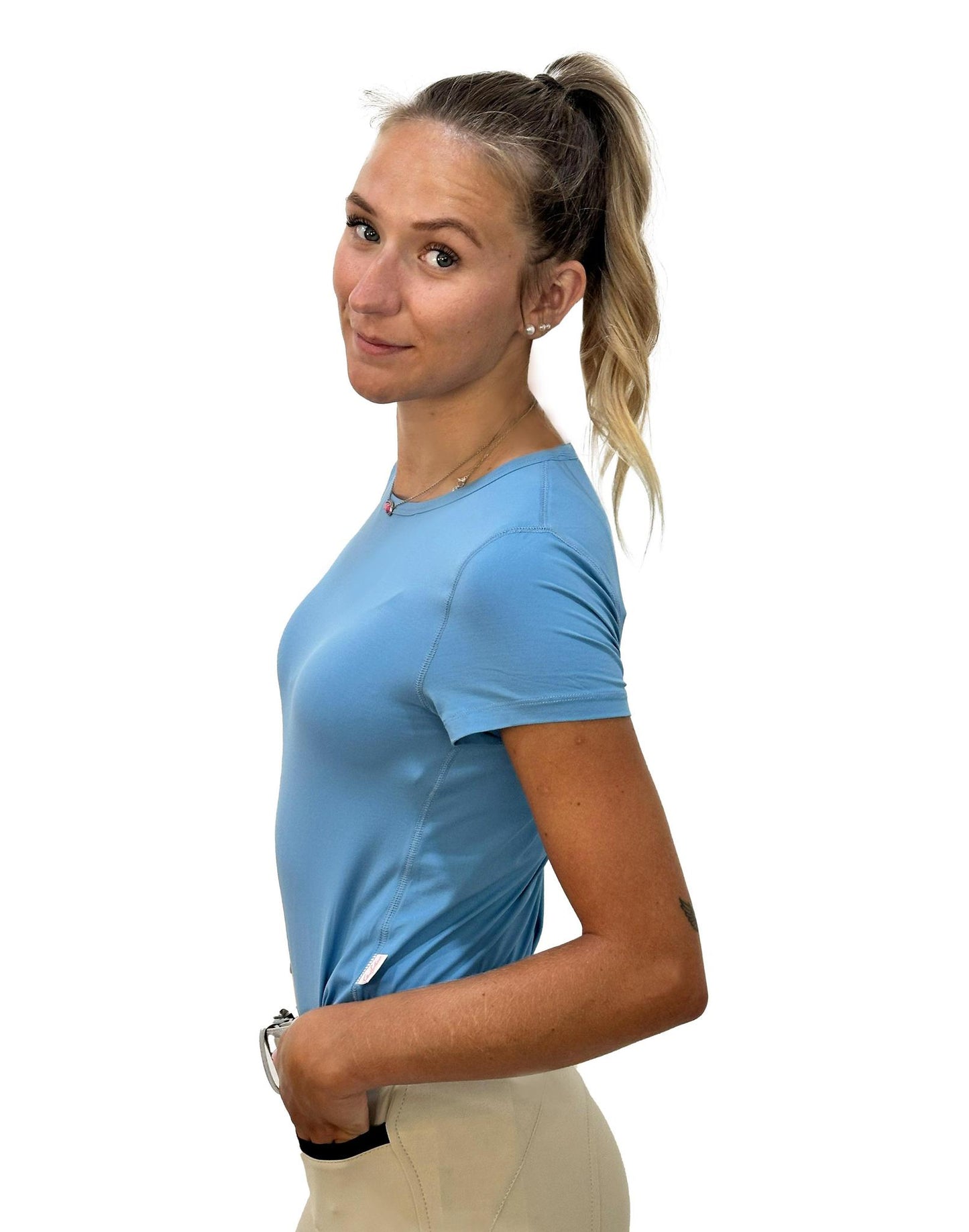 Tailored Sportsman Ladies Icefil Short Sleeve T-Shirt