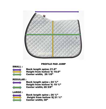 Ogilvy Eventer Profile Saddle Pad- Custom