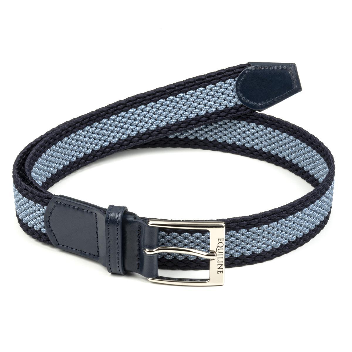 Equiline Ennae Unisex Elastic Braided Color-Block Belt