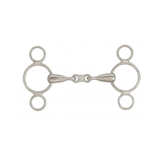 Centaur Pessoa French Link 2 Ring Elevator Gag Bit