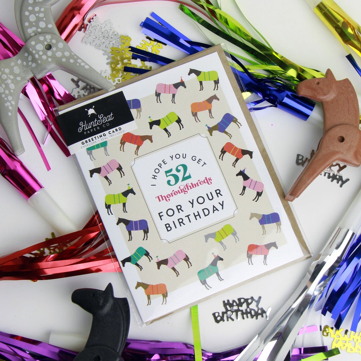 52 Thoroughbreds Birthday Card