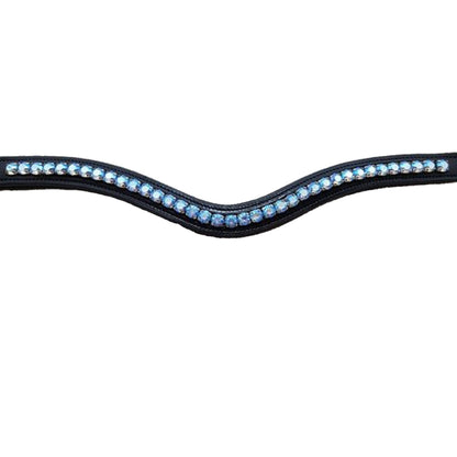 Red Barn by KL Select Curved Blue Lagoon Browband