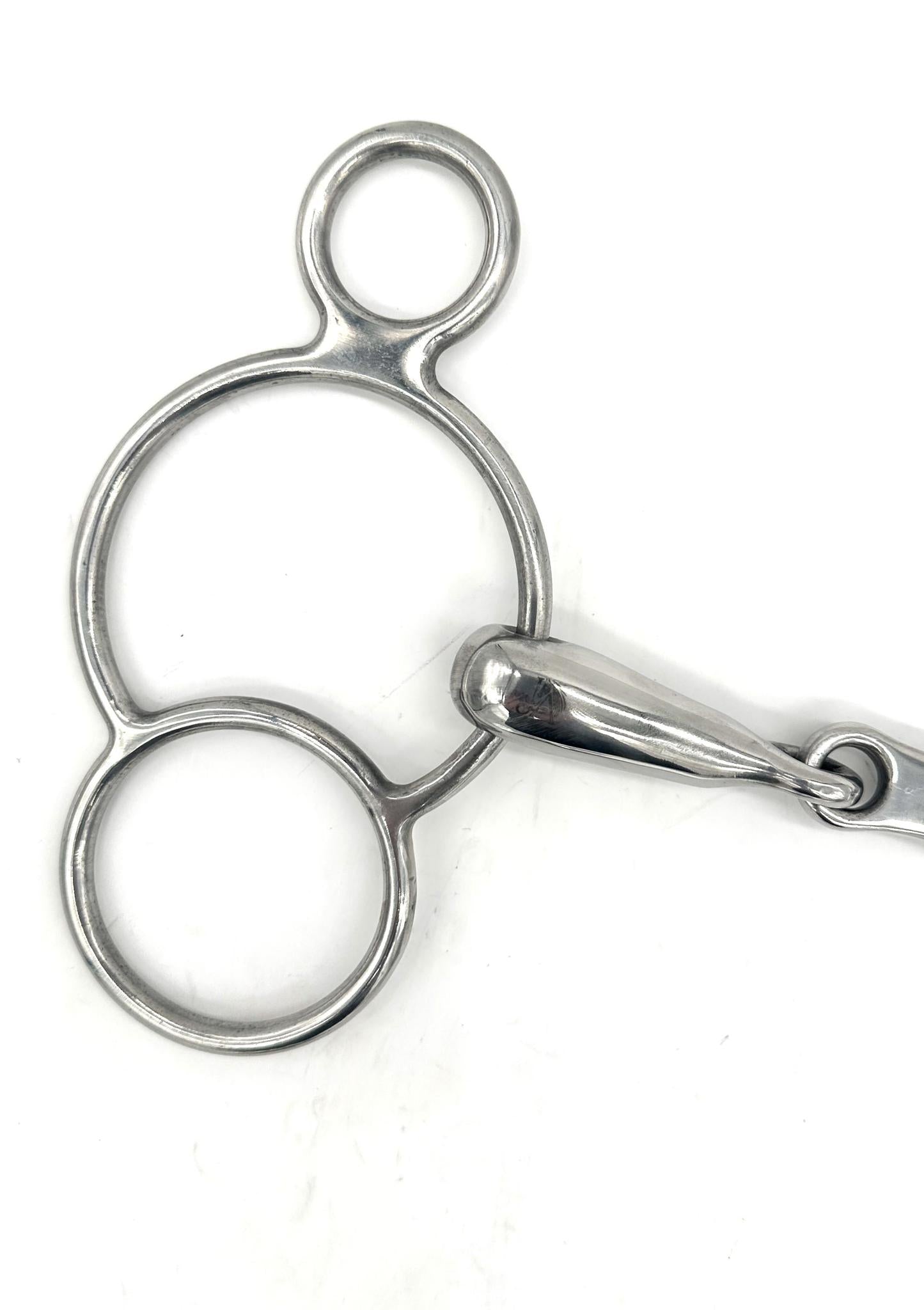 Jake Adams Hollow Mouth French Link 2 Ring Bit