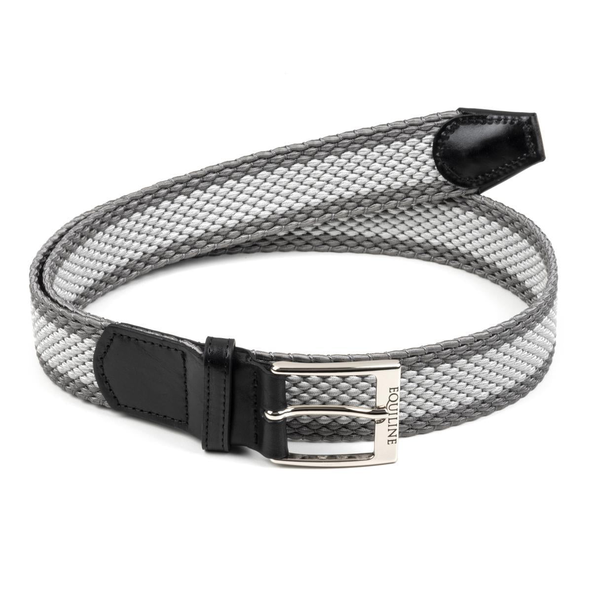 Equiline Ennae Unisex Elastic Braided Color-Block Belt