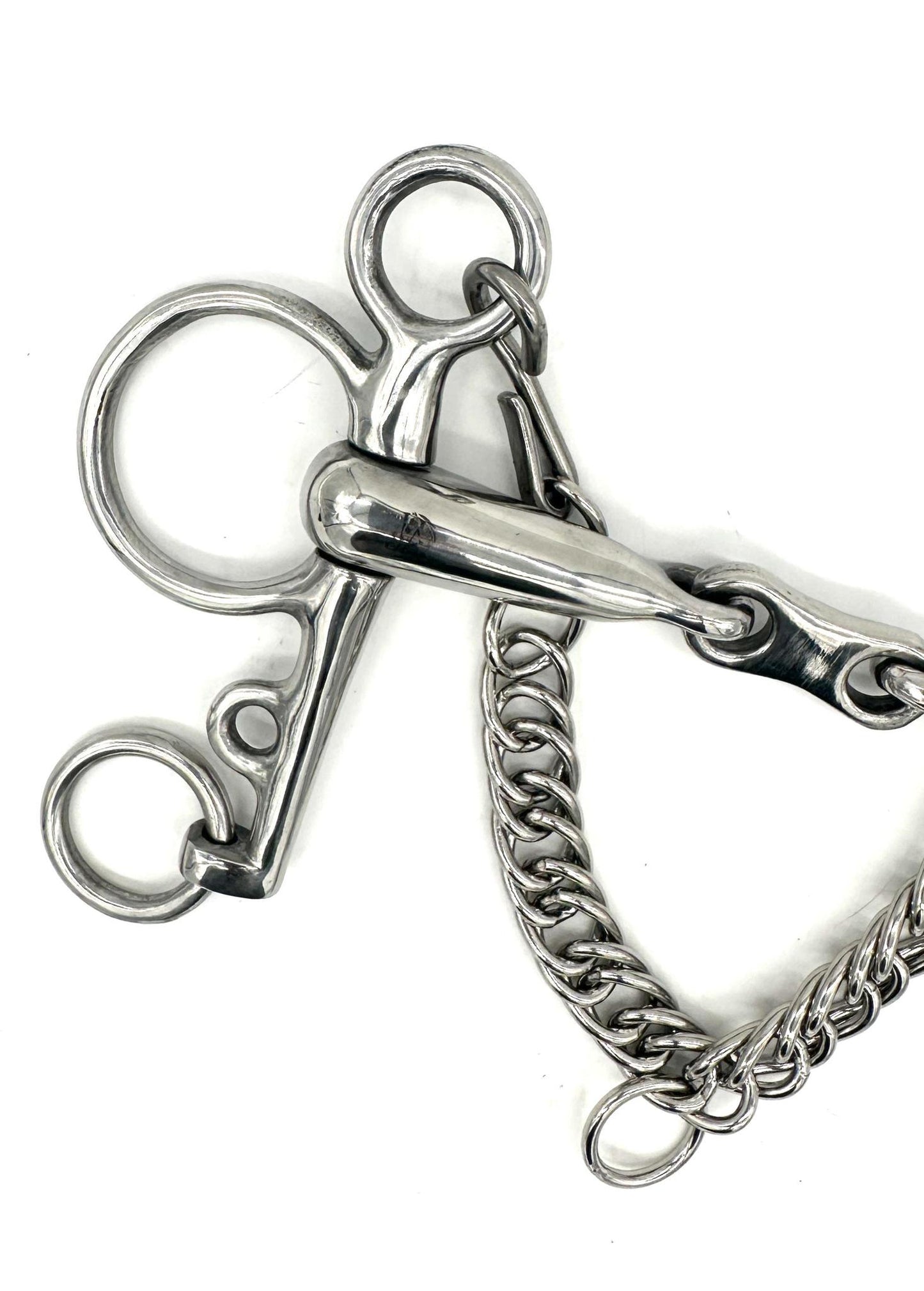 Jake Adams Hollow Mouth French Link Pelham Bit