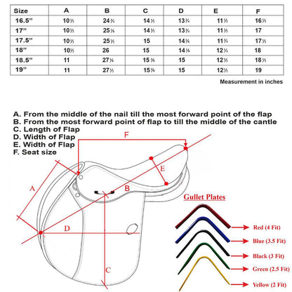 HDR Equipe H Close Contact IGP Flocked Saddle