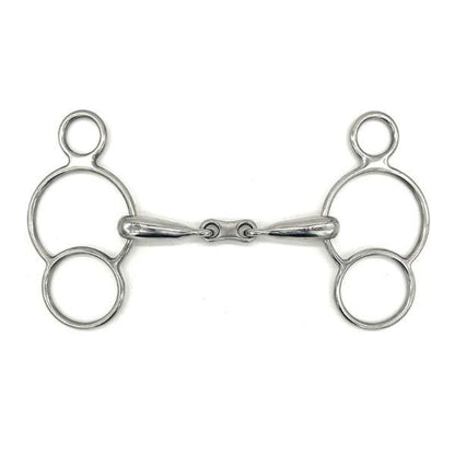 Jake Adams Hollow Mouth French Link 2 Ring Bit