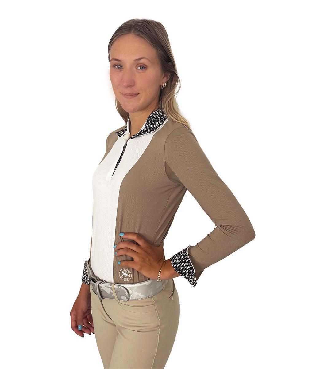 Essex Classics Ladies "Stone Brown" Luna Performance Show Shirt