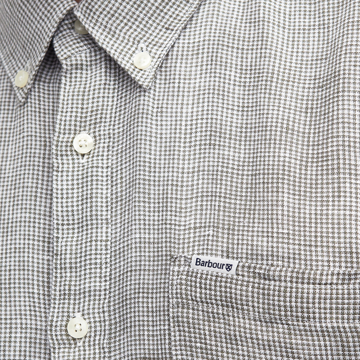 Barbour grey best sale check shirt