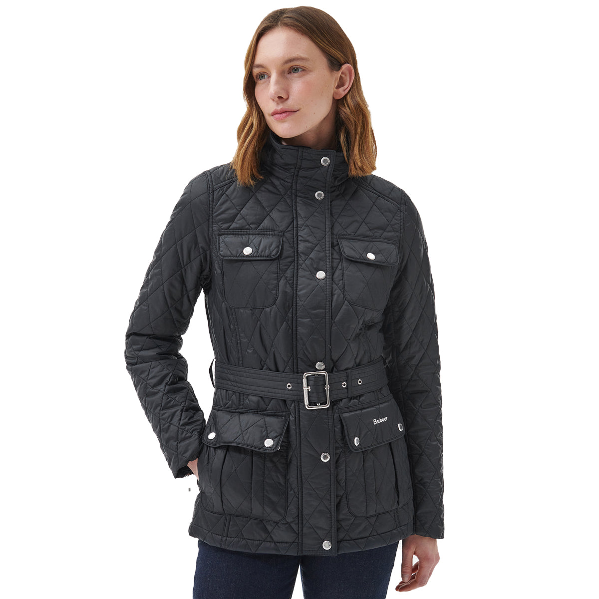 Ladies black 2024 barbour coat