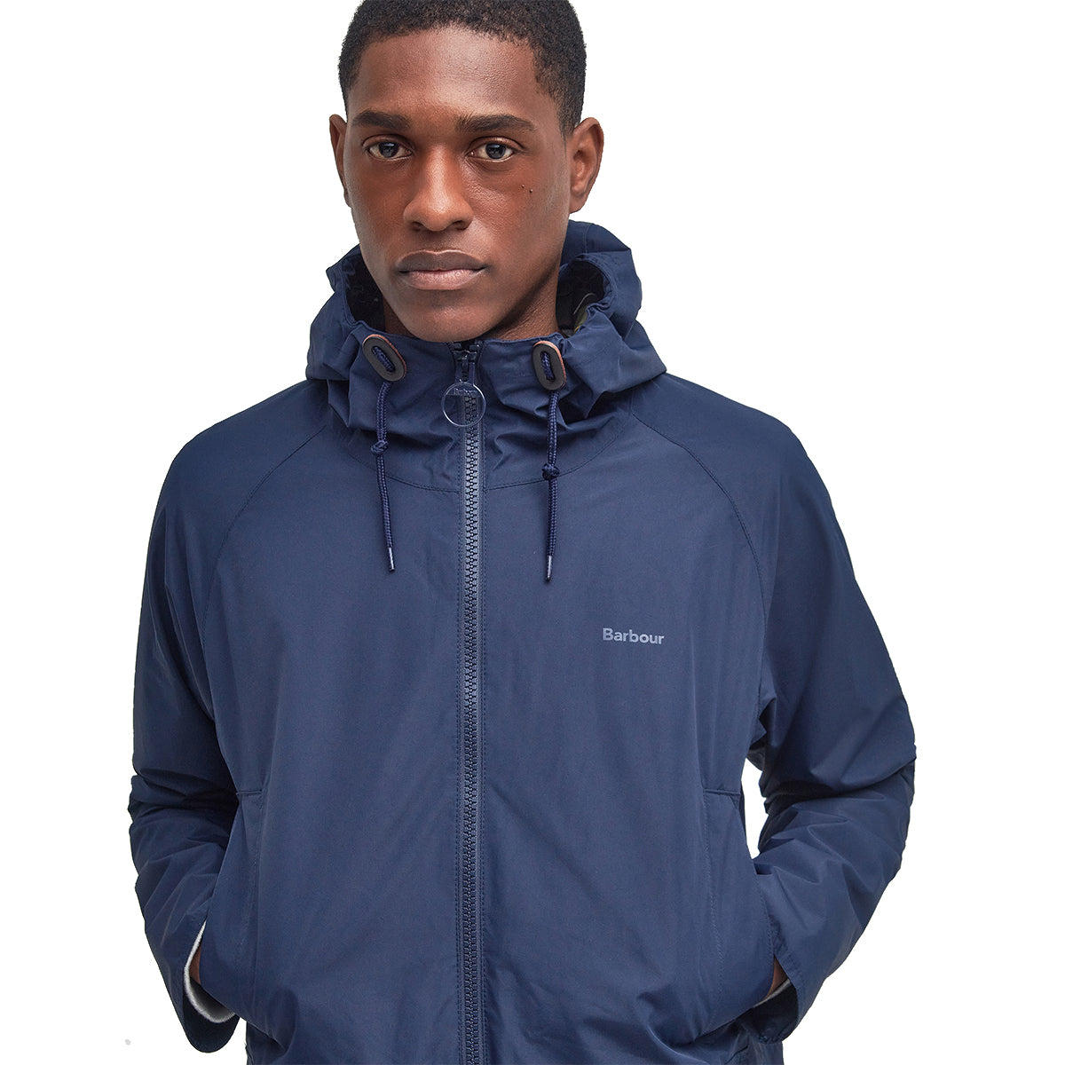 Barbour Domus Hooded Jacket in Sage Classic