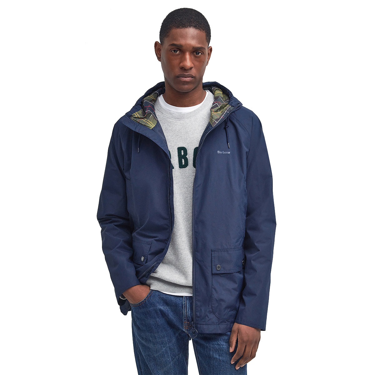 Barbour jacket navy best sale