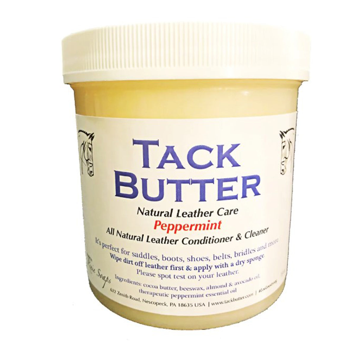 Tack Butter® Peppermint Natural Leather Cleaner & Conditioner