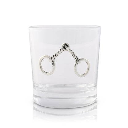 Arthur Court Equestrian Bit Bar Glasses Set of 4