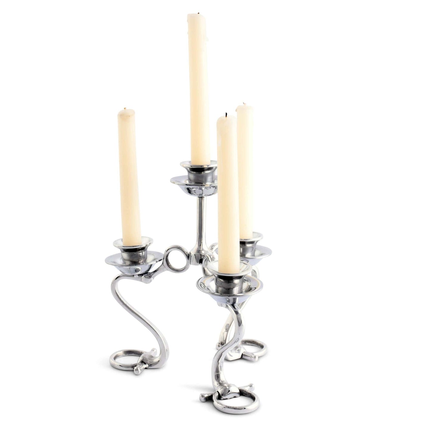 Arthur Court Equestrian Bit Four Light Candlestick