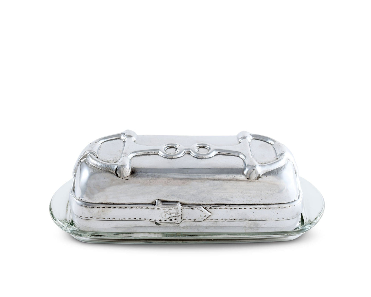 Arthur Court Equestrian Butter Dish