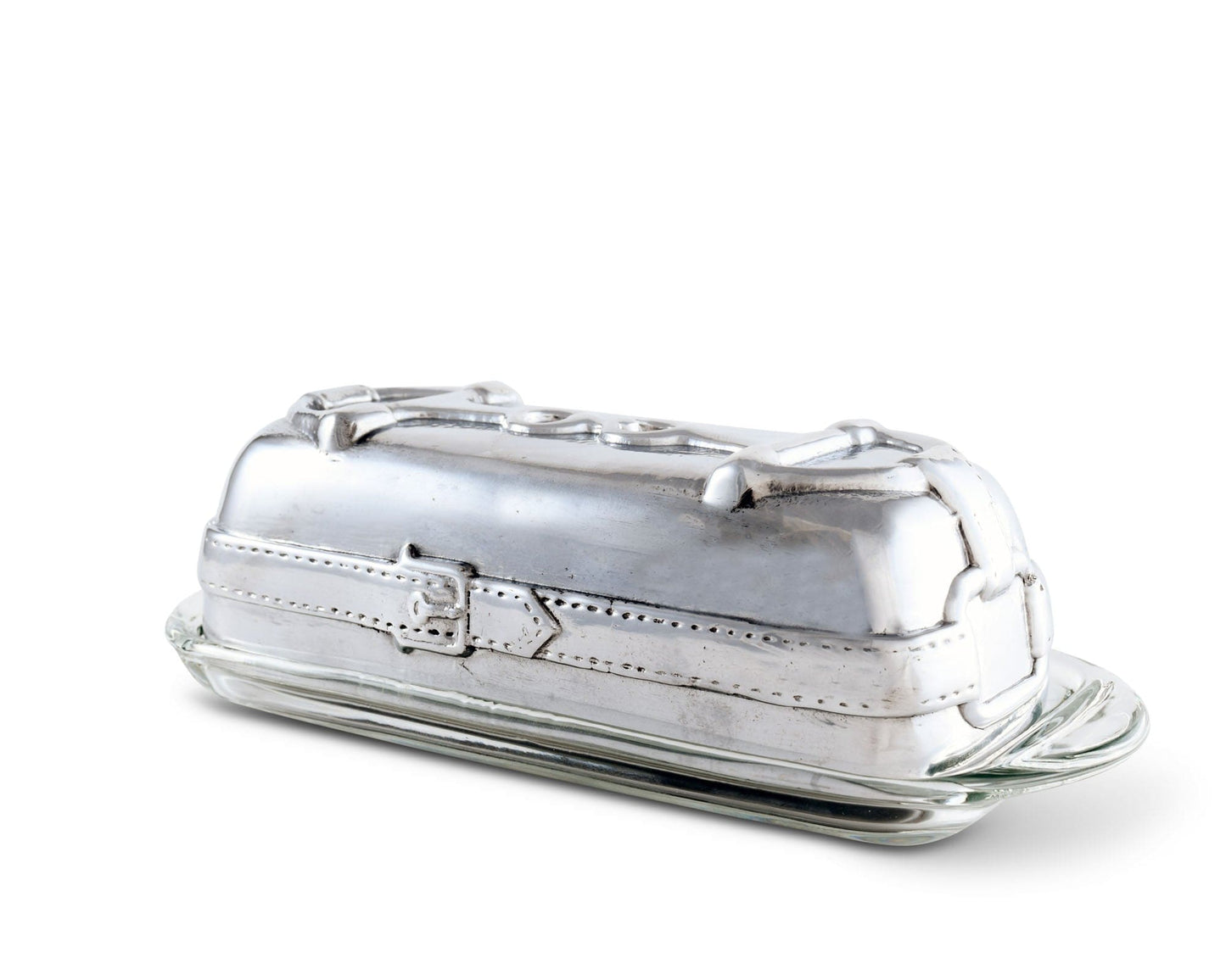 Arthur Court Equestrian Butter Dish