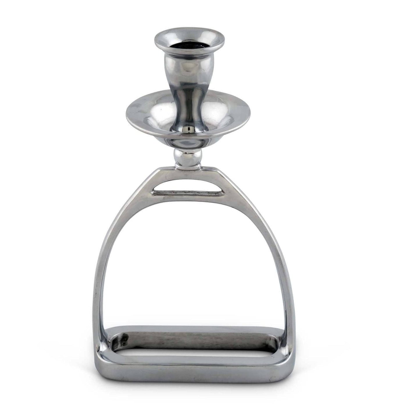 Arthur Court Equestrian Stirrup Candlestick