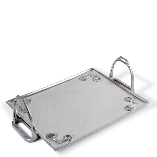 Arthur Court Equestrian Stirrup Tray - Large