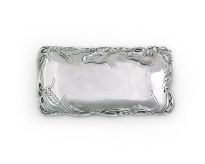 Arthur Court Horse Bread Tray 6x12