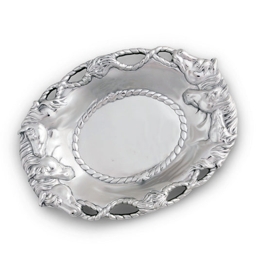 Arthur Court Horse Oval Tray