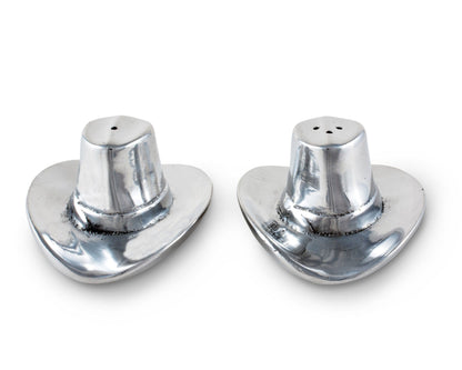 Arthur Court Cowboy Hat Salt and Pepper Set