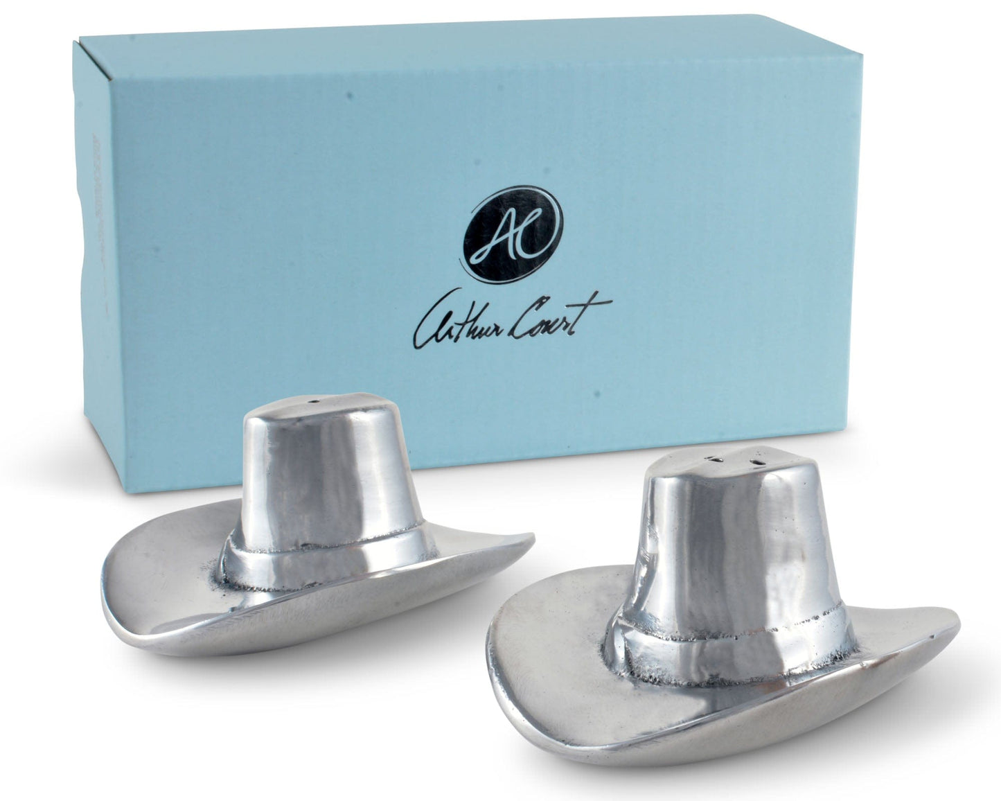 Arthur Court Cowboy Hat Salt and Pepper Set