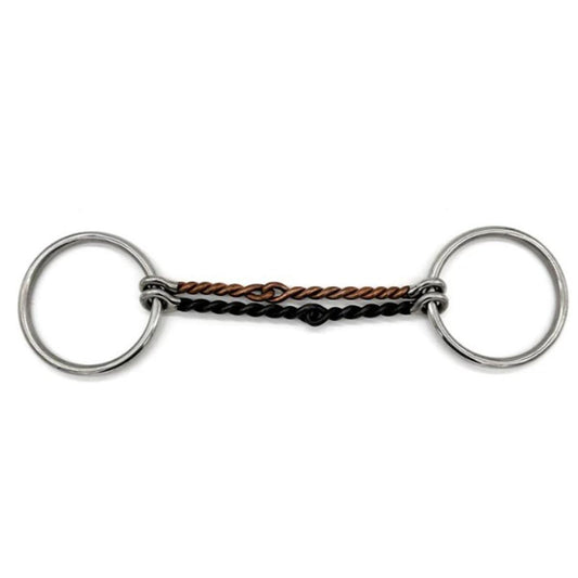 AJR Double Twisted Copper And Steel Snaffle Bit