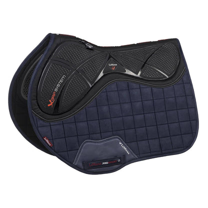 LeMieux X-Grip Twin Sided EuroJump Square Black Saddle Pad