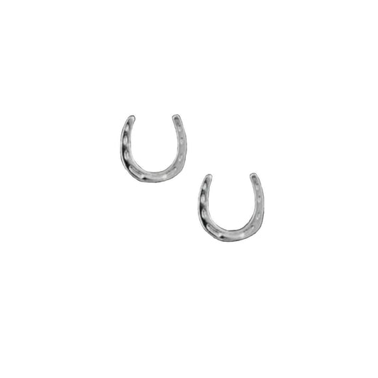 Loriece Tiny Horseshoe Earrings