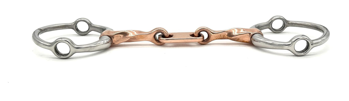 Jake Adams Copper Twisted Dr. Bristol Gag Bit