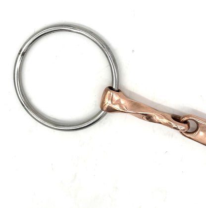 Jake Adams Copper Twisted Dr. Bristol Loose Ring Bit