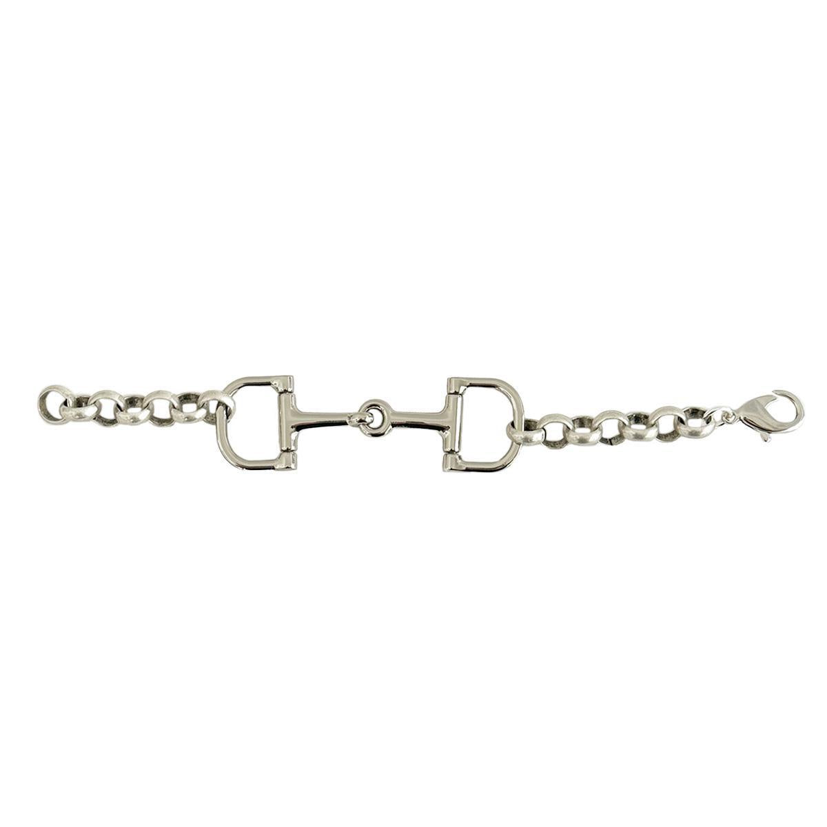 V2 Designs Silver D Snaffle Bracelet