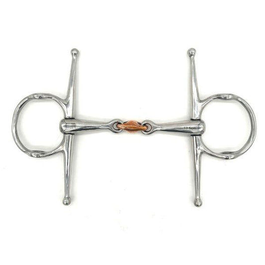 Jake Adams Small Copper Double Jointed Elliptical Nelson Gag Bit