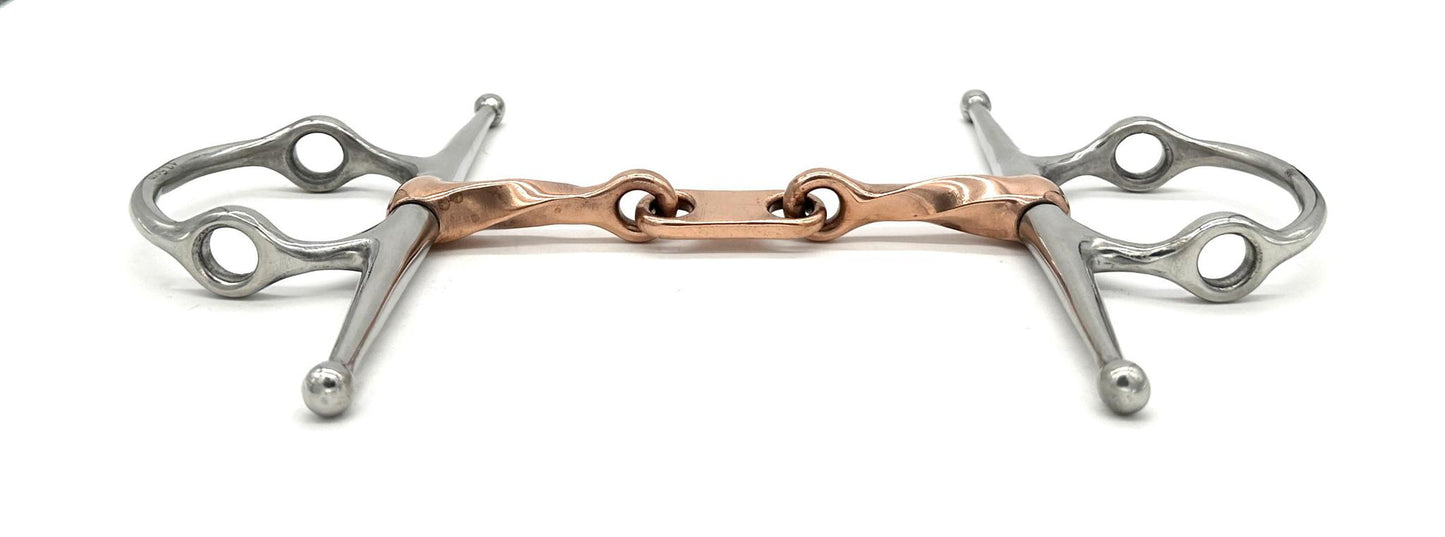 Jake Adams Copper Twisted Dr. Bristol Nelson Gag Bit