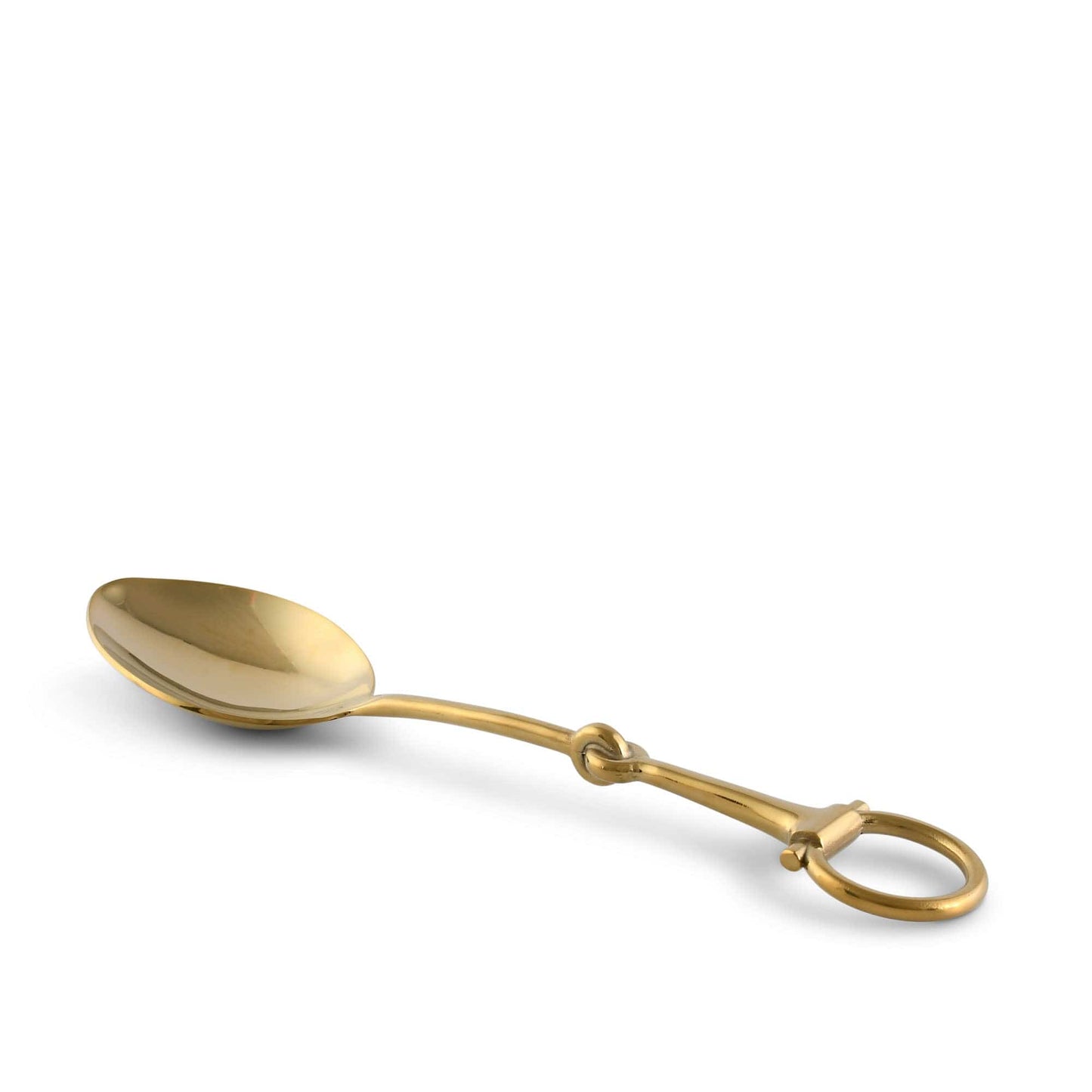 Vagabond House Bit Serving Spoon - Stainless Steel Shiny Gold