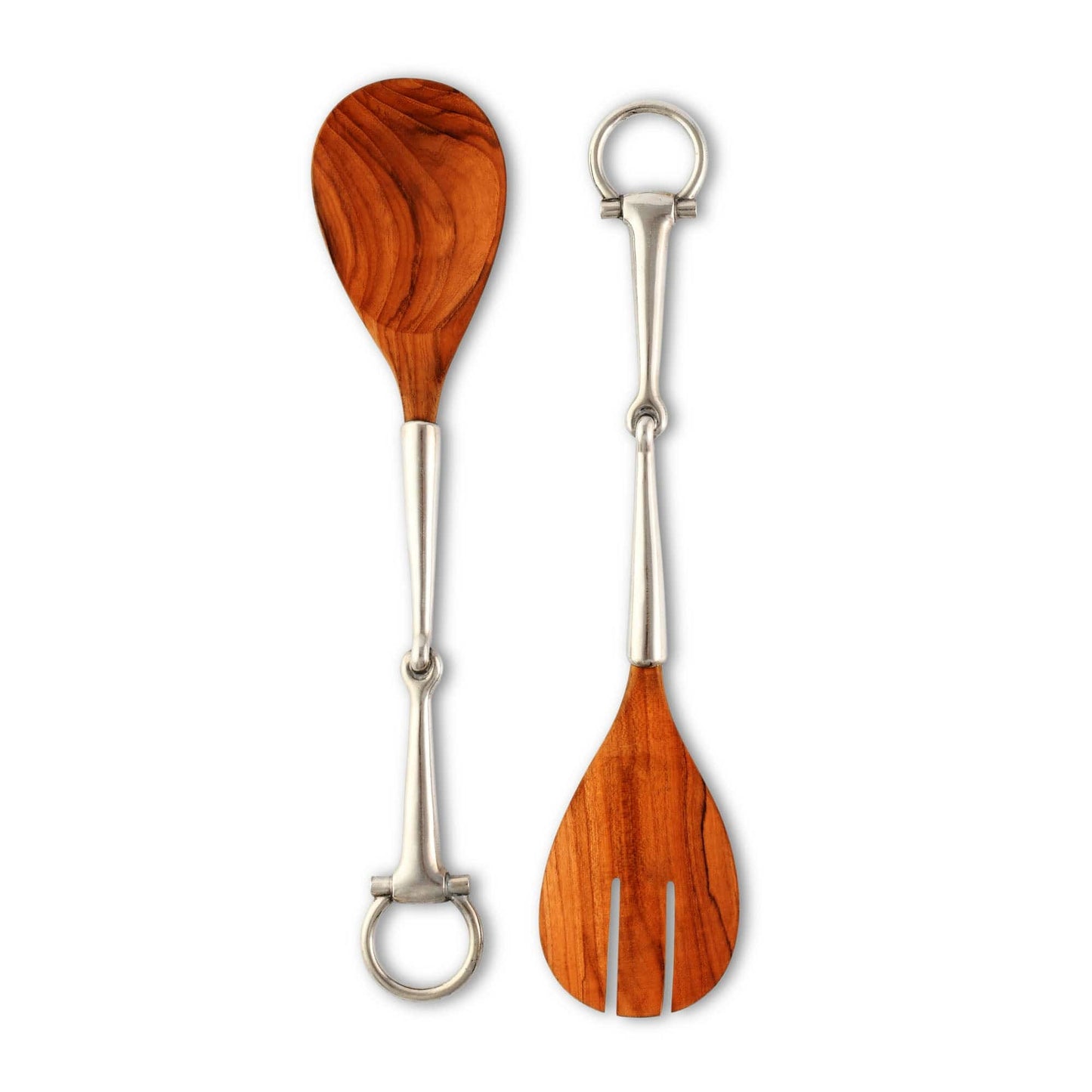 Vagabond House Bit Wood Salad Server Set