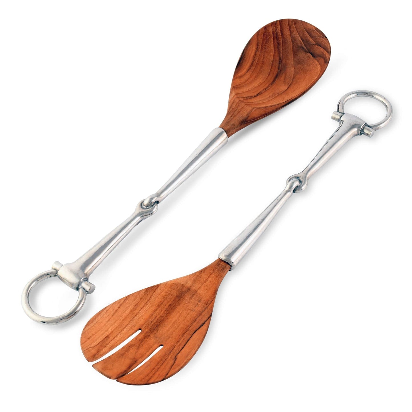 Vagabond House Bit Wood Salad Server Set