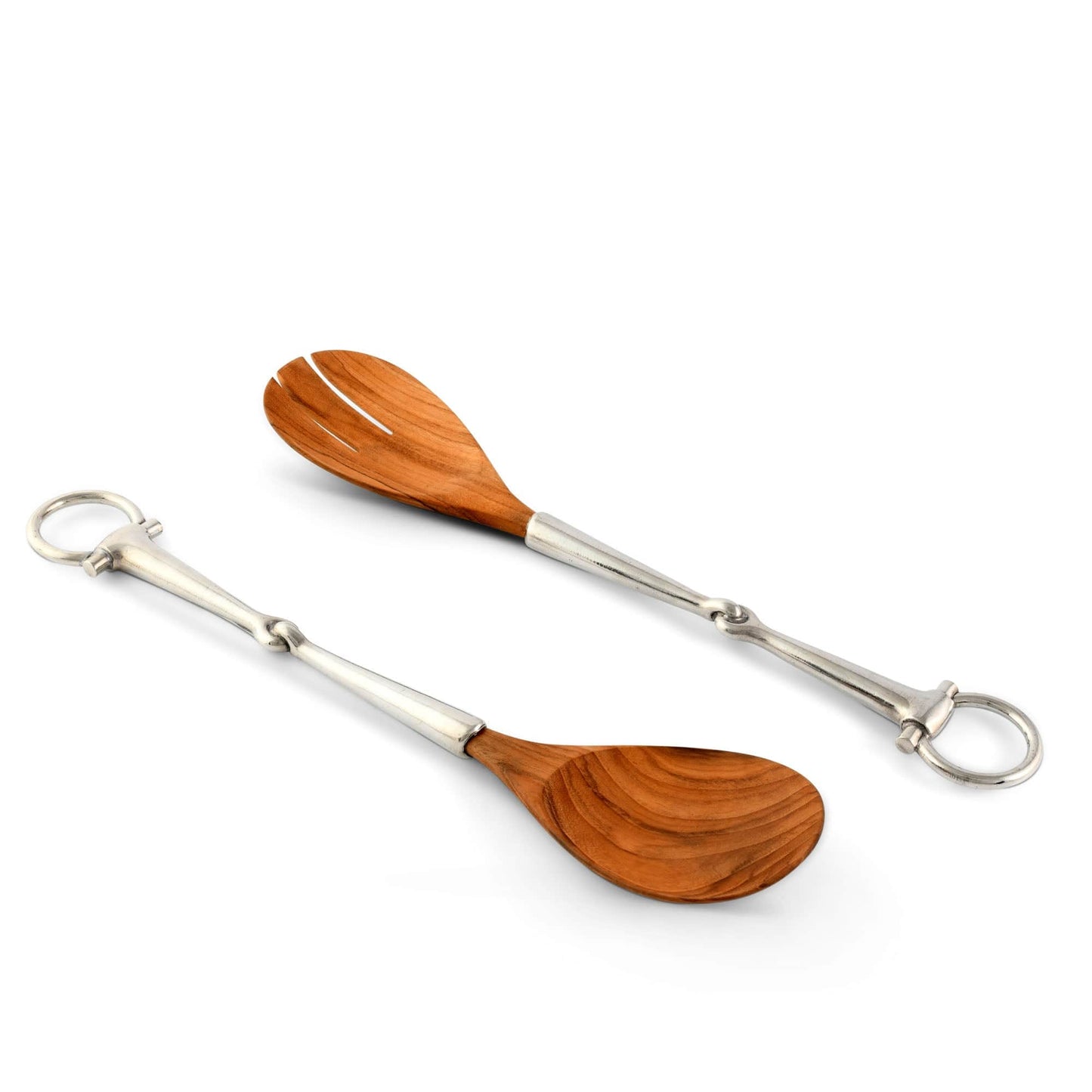 Vagabond House Bit Wood Salad Server Set