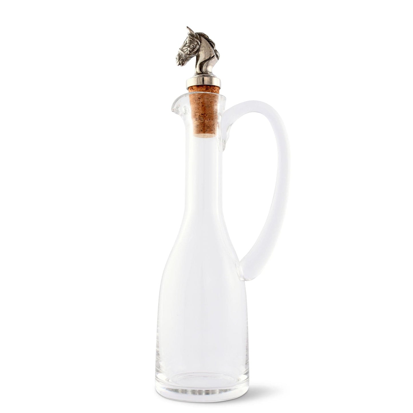 Vagabond House Cruet Bottle with Horse Head Cork Stopper