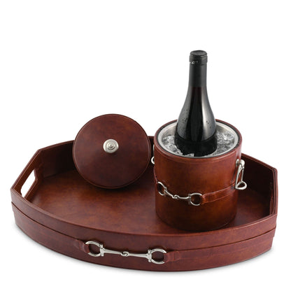 Vagabond House Equestrian Horse Bit Vegan Leather Ice Bucket