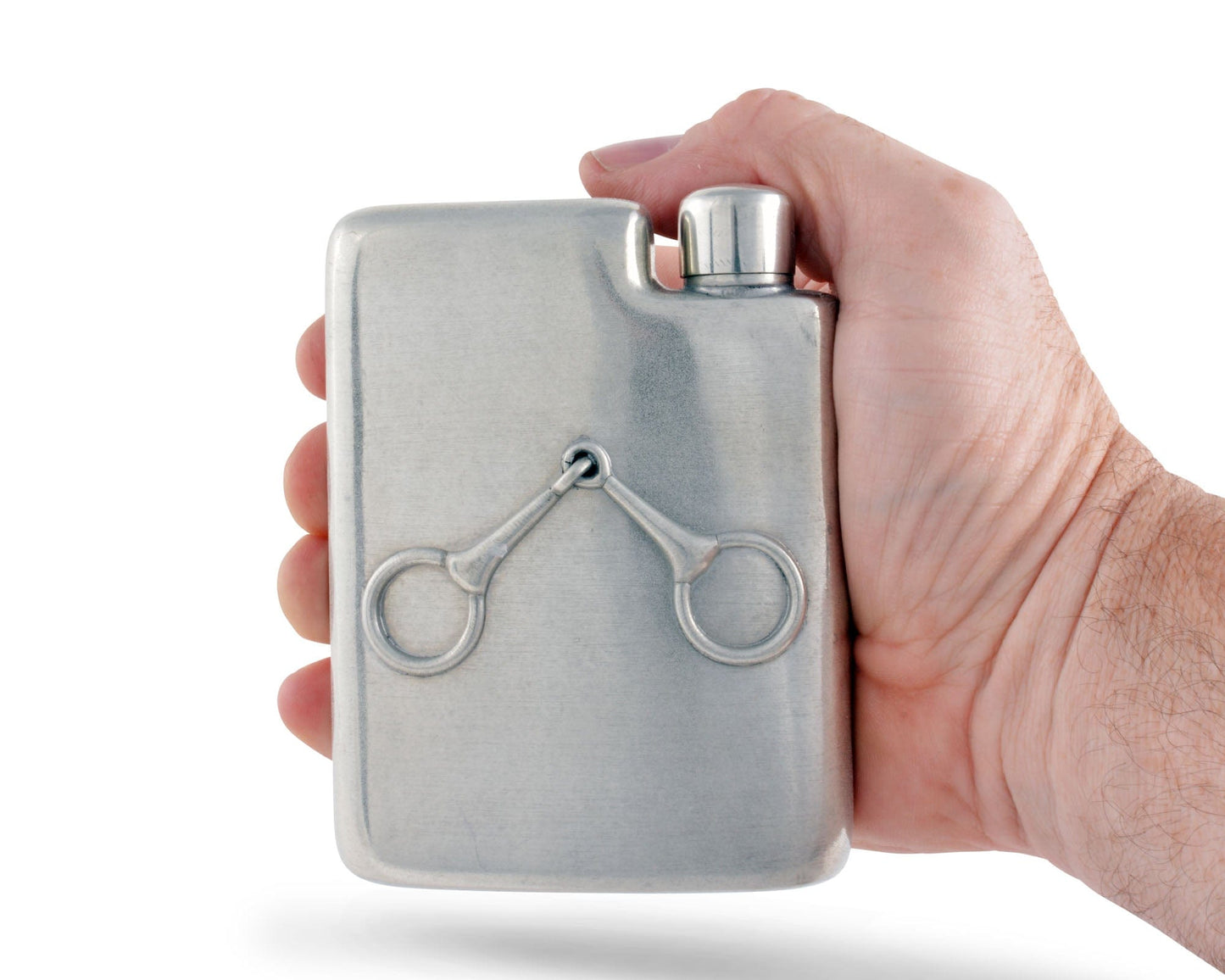 Vagabond House Equestrian Pewter Flask