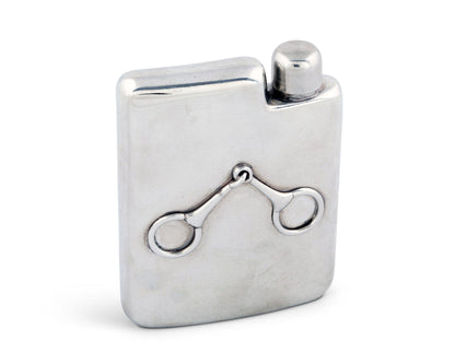 Vagabond House Equestrian Pewter Flask