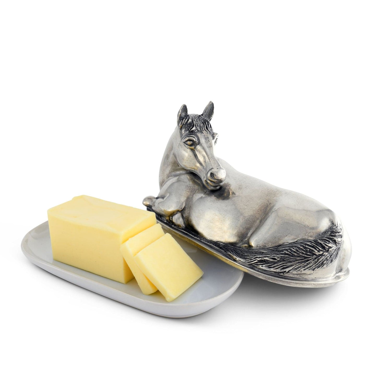 Vagabond House Horse Butter Dish