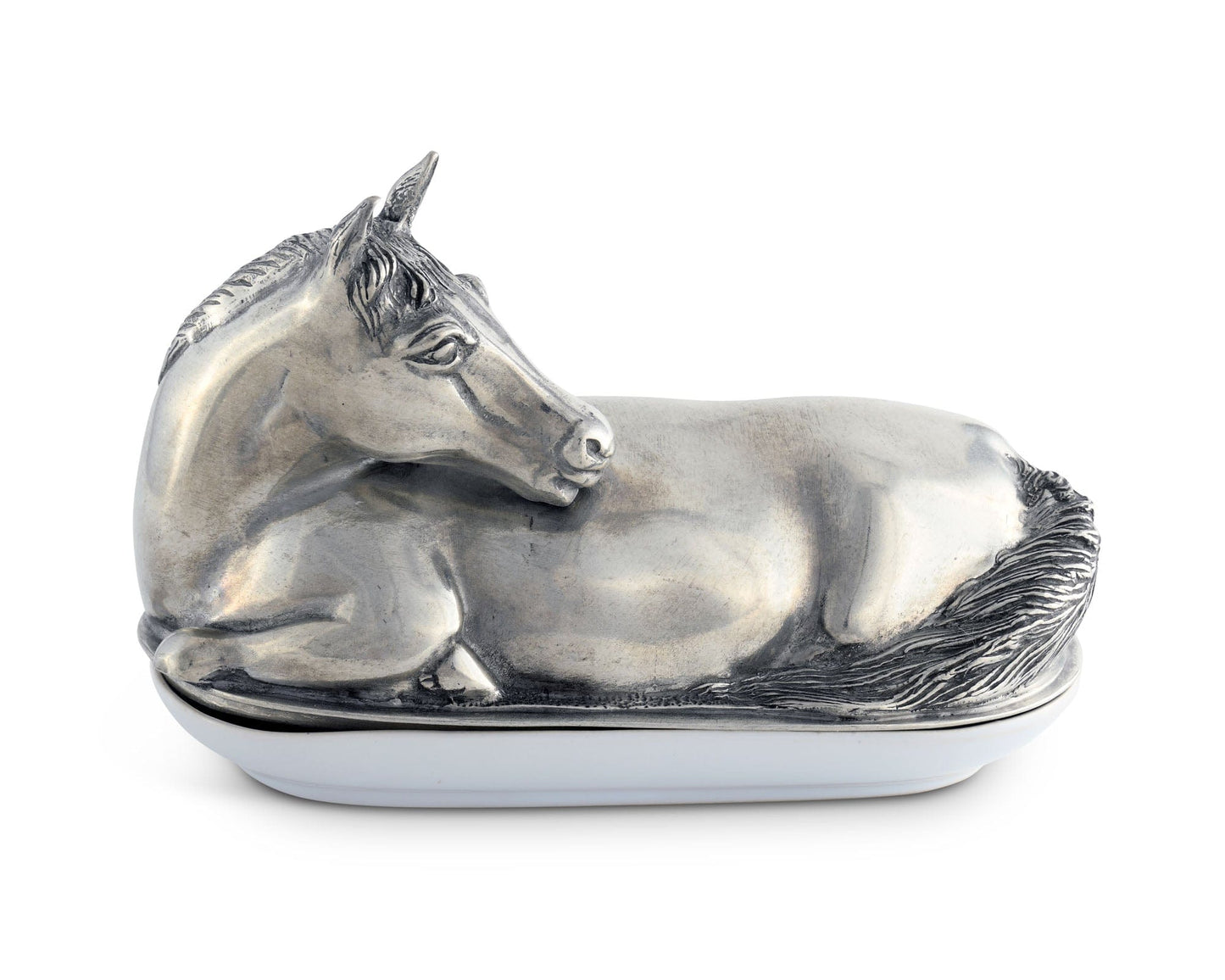 Vagabond House Horse Butter Dish