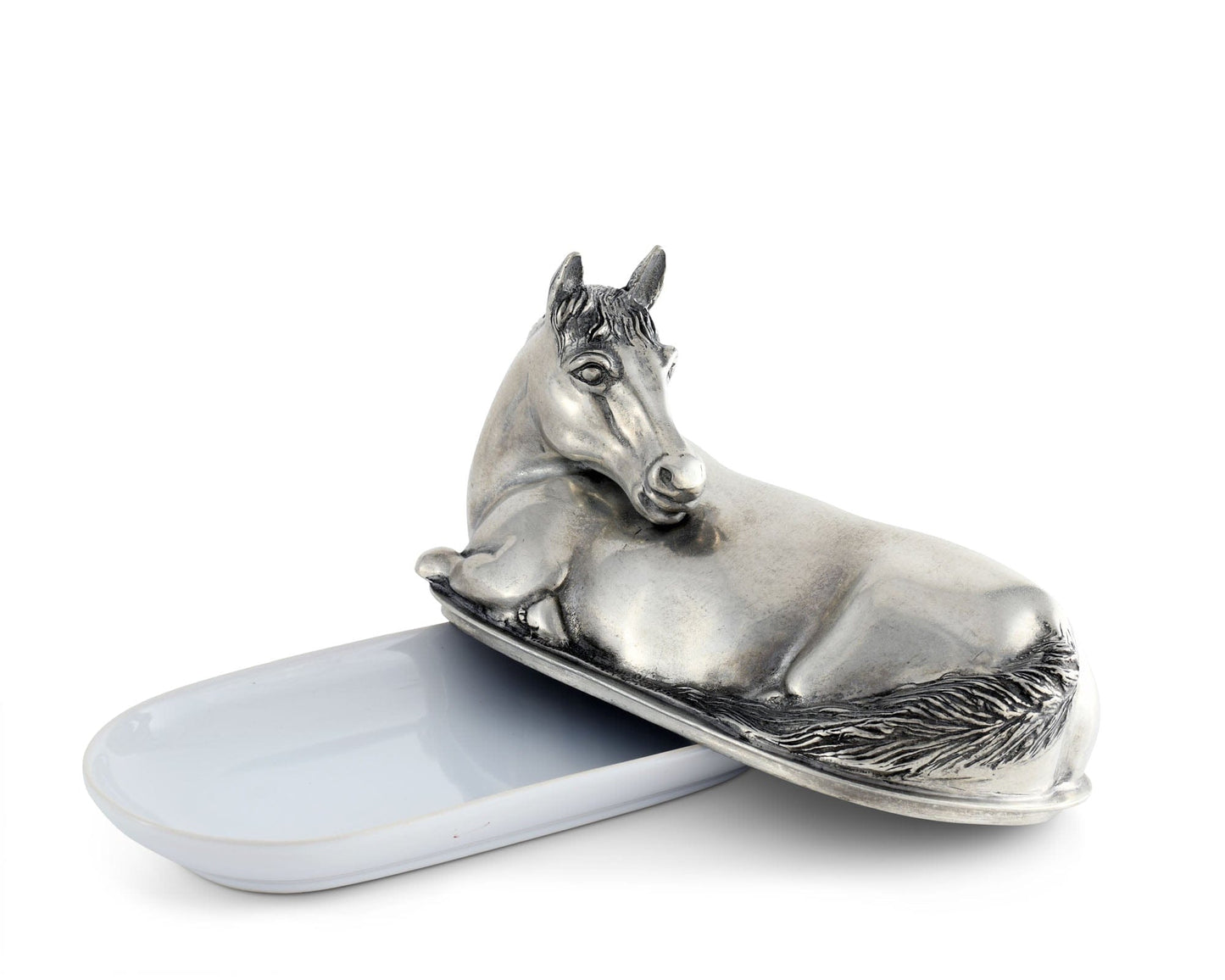 Vagabond House Horse Butter Dish